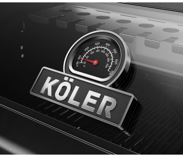 KOLER Grill ogrodowy S1 czarny - 1532904 - zdjęcie 5